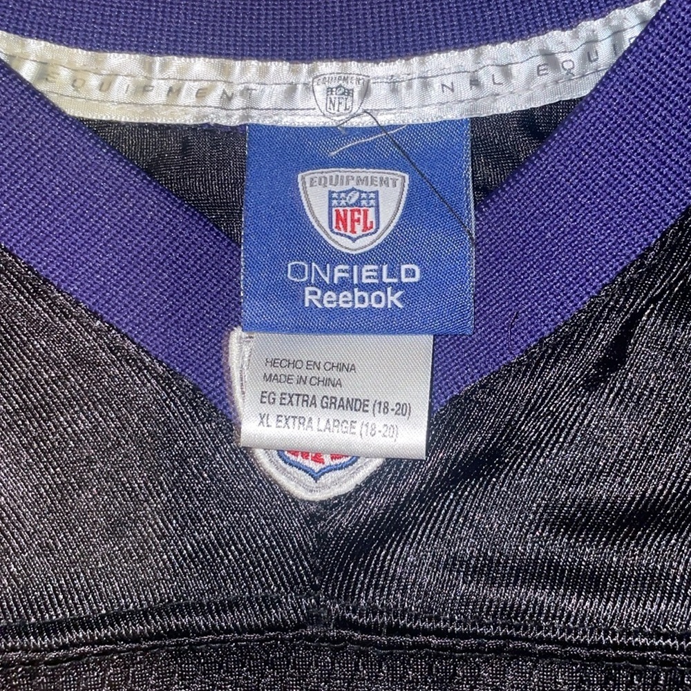 Baltimore Ravens Ngata #92 Reebok On Field Jersey kids XL - Picture 5 of 6